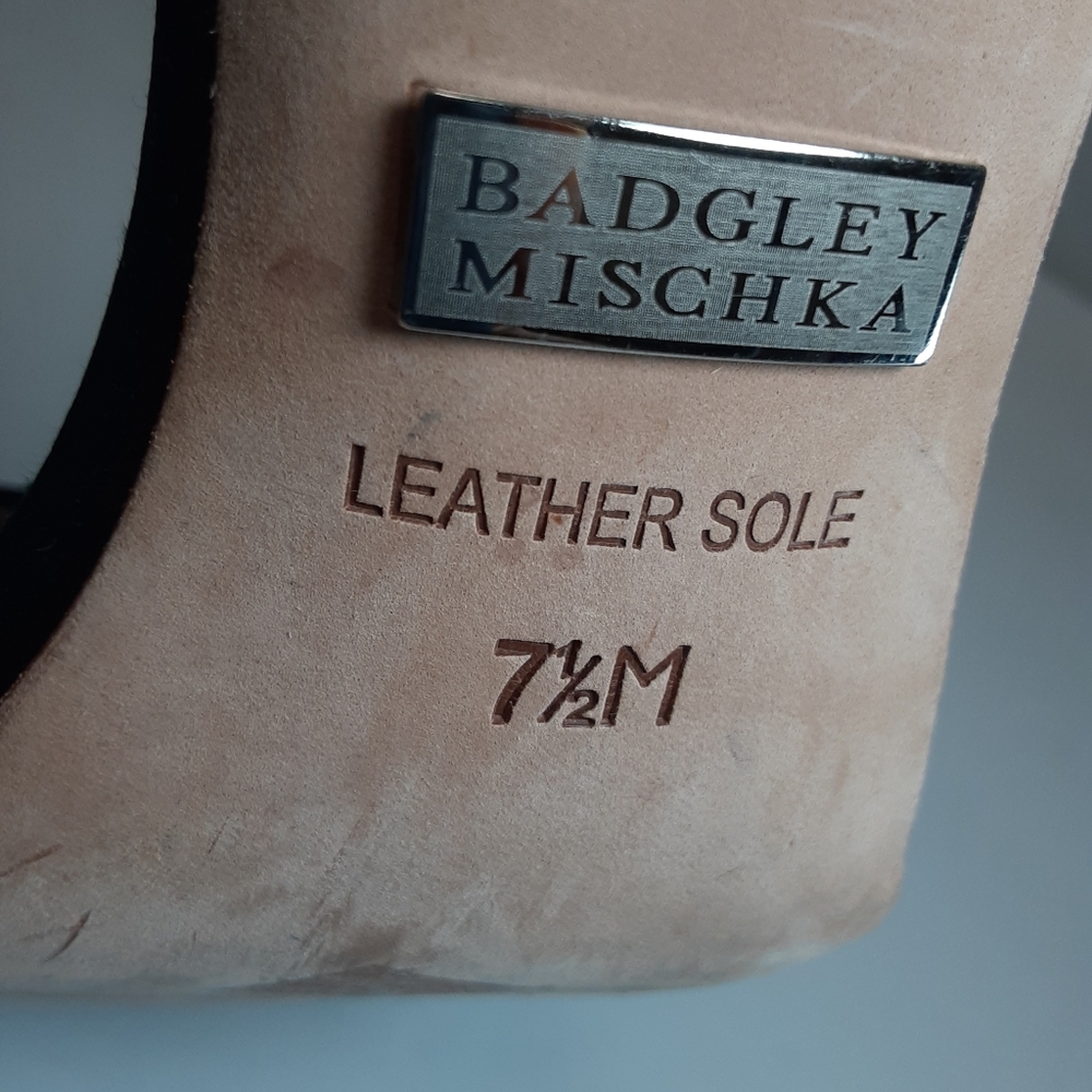Badgley Mischka Peep Toe Heels - Picture 2 of 5